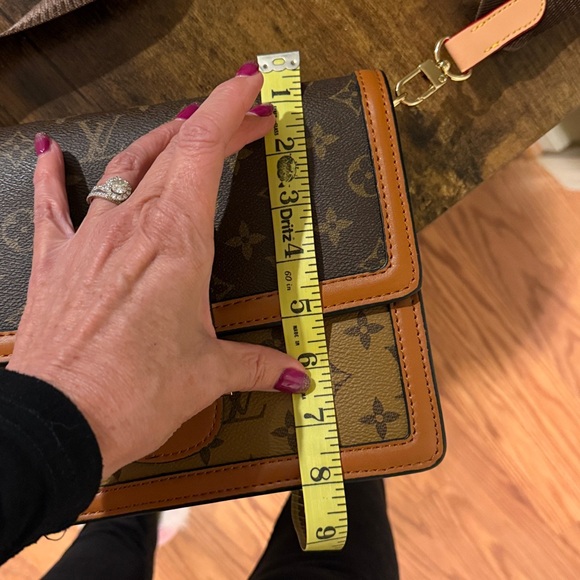 Monogram Brown Clutch - Picture 10 of 11